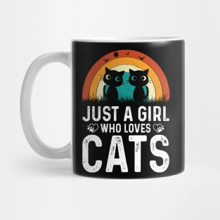 just a girl cats t shirt Mug